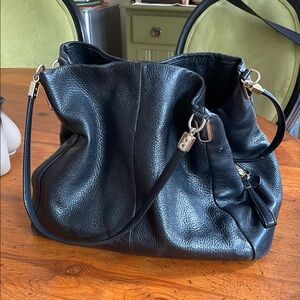 Coach Black Leather Women's Bag - Gently Used